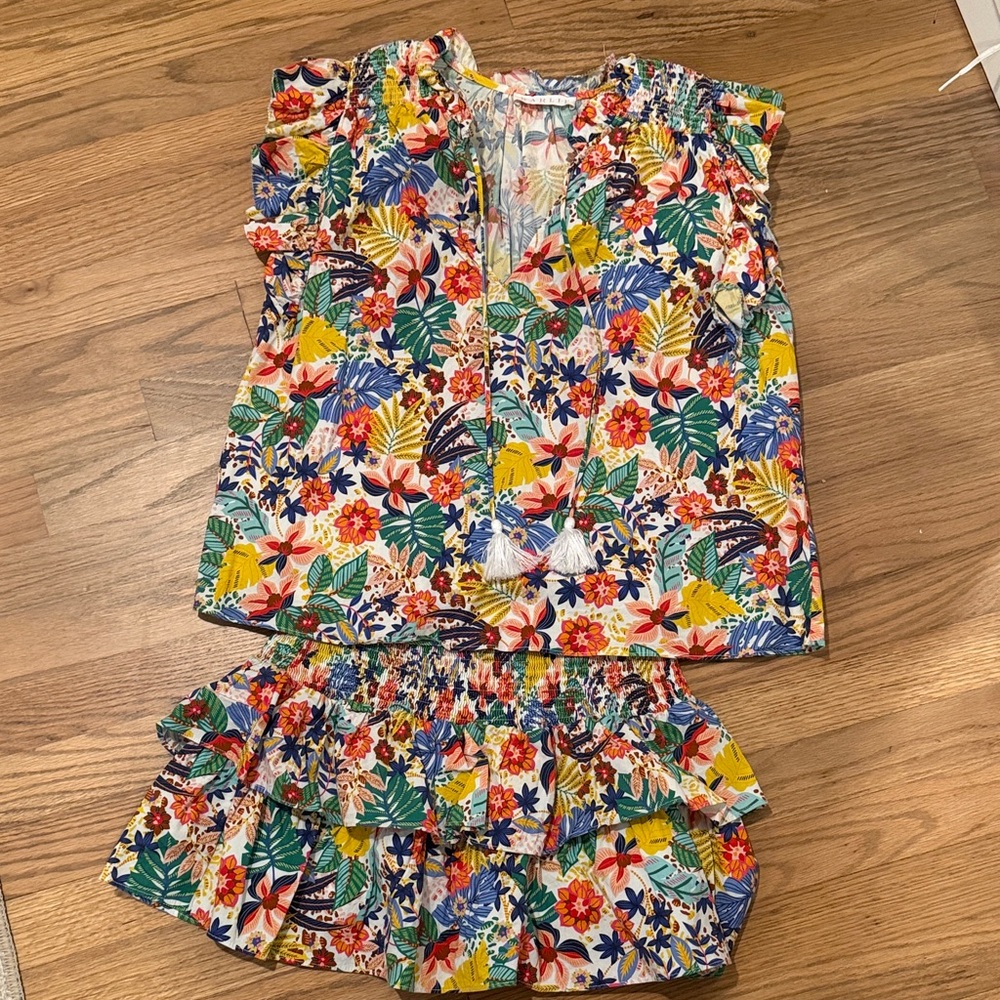 Karlie Floral Two-Piece Outfit